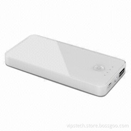6,000mAh Mobile Phone Power Station for iPhone/iPad, Mobile and Tablet, Transparent Series